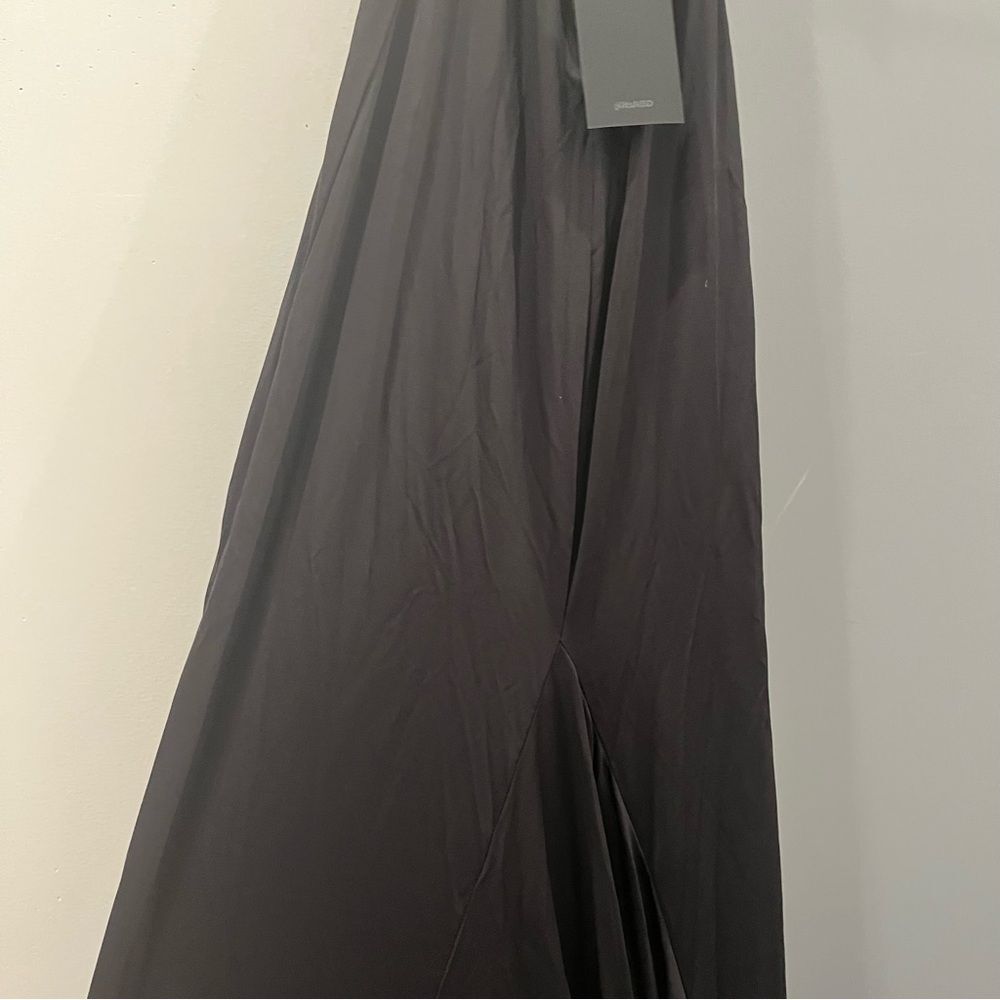 NWT NBD Maxi Dress Black The Sansa Halter Gown V-neck Wedding Guest size XS - Picture 8 of 9